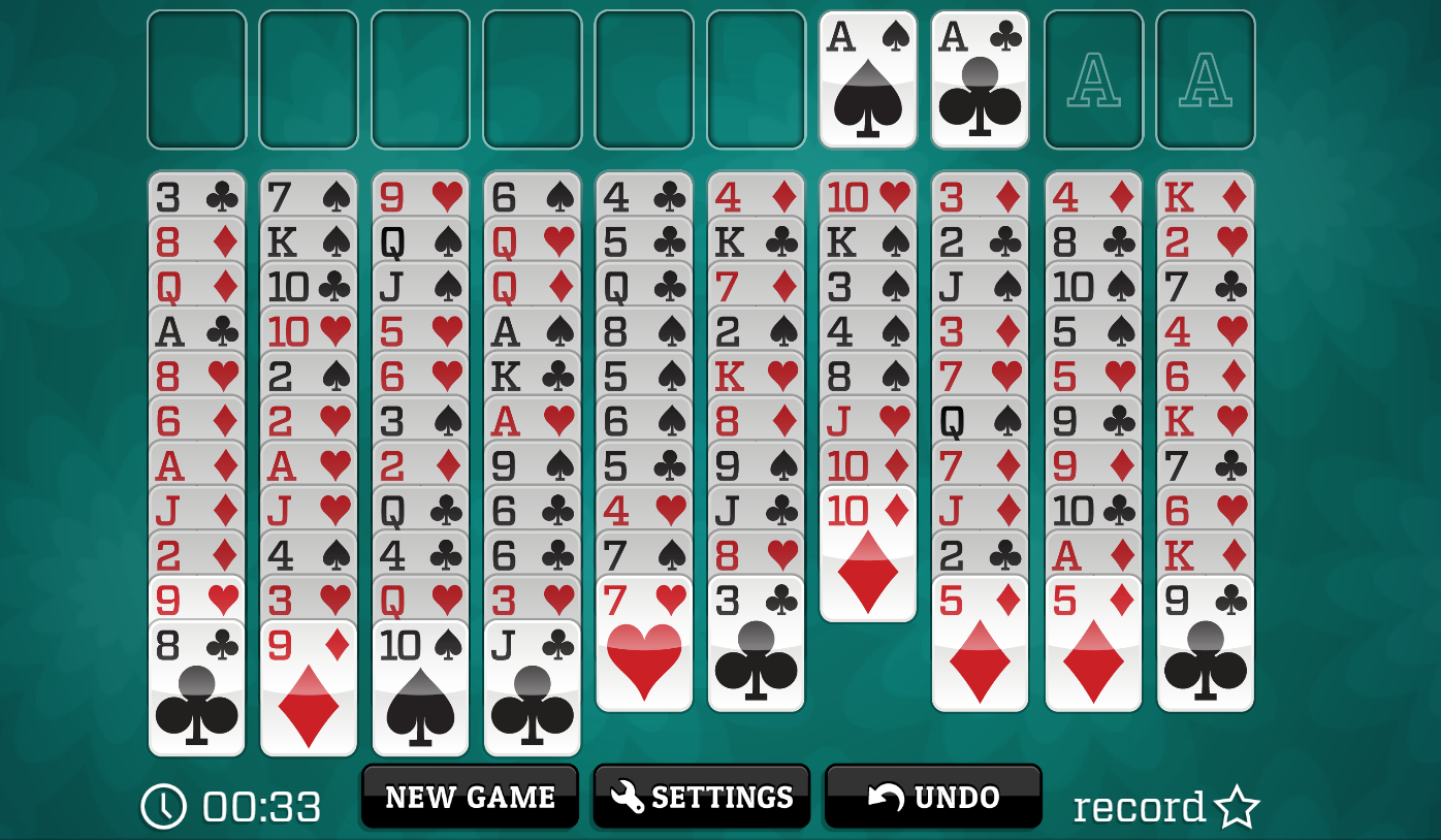 FreeCell is one of the most recognizable solitaire card games in the world.